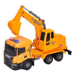 Транспорт и спецтехника - Автомодель TechnoDrive Super Big Truck Экскаватор Scania (5006KS)