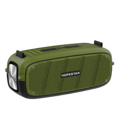 Портативні колонки та навушники - Bluetooth колонка Hopestar A20-зелений (161526)