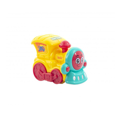 Машинки для малюків - Іграшка Baby Team Транспорт потяг жовтий (8620-5)