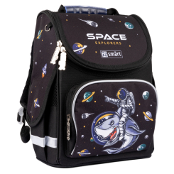 Рюкзаки и сумки - Рюкзак школьный каркасный Smart PG-11 Space Explorers (559005)
