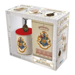 Чашки, склянки - Подарунковий набір ABYstyle Harry Potter Гогвортс чашка 320 мл брелок та блокнот (ABYPCK140)