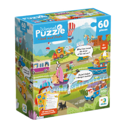 Пазлы - Виммельпазл DoDo Чудо-транспорт 60 элементов (300660) Пазлы - Виммельпазл DoDo Чудо-транспорт 60 элементов (300660)