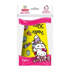 Аксесуари для свят - Склянки паперові EVENTA Hello Kitty 250 мл 6 шт (38217010) (38220400)