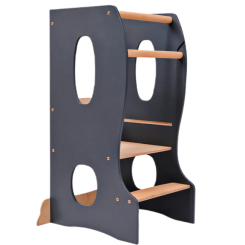 Игровые комплексы, качели, горки - Башня-помощник Goodevas графит (4820281140709)