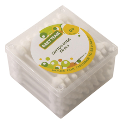 Товари для догляду - ​Ватні палички з обмежувачем Baby Team 56 шт (0100)