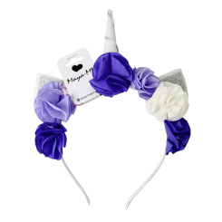 Біжутерія та аксесуари - Обруч Мауа-МІ Єдиноріг білий (0199-0090-2-1)