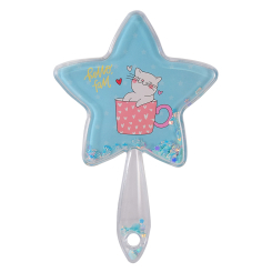 Бижутерия и аксессуары - Зеркало Shantou Jinxing Звезда с блестками синее (K7302/4)