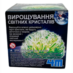 Научные игры, фокусы и опыты - Набор для опытов 4M Выращивание светящихся кристаллов (00-03918/EU/ML)