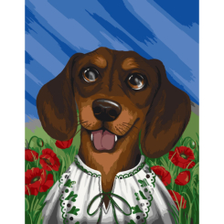 Товари для малювання - Картина за номерами Art Craft Вухастий патріот 40 х 50 см (11523-AC)