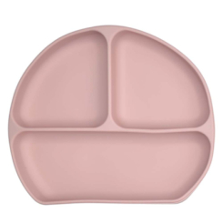 Товары по уходу - Тарелка Lindo Секционная на присоске розовая (4890211019641)
