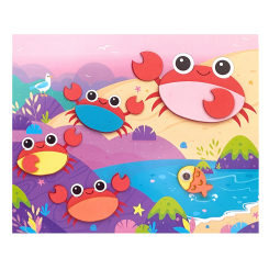 Набори для творчості - Набір для творчості Apli Krapli Аплікація Краби (4820198701185)