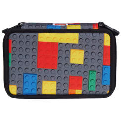 Пеналы и кошельки - Пенал LEGO Lifestyle Colorful Colorful Bricks на 3 отделения (20237-2607)