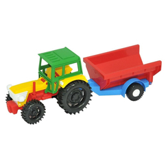 Транспорт и спецтехника - Машинка Tigres Трактор с кузовом (39009/39009-2)