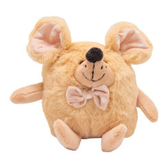 Мягкие животные - Мягкая игрушка Devilon Довольный мышонок бежевый 14 см (C1804814-2)