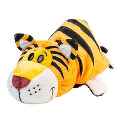 М'які тварини - М'яка іграшка ZooPrяtki Слон-тигр з паєтками 2в1 30 см (517IT-ZPR )