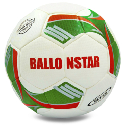 Спортивні активні ігри - М'яч футбольний №5 planeta-sport HYDRO TECHNOLOGY BALLONSTAR FB-0177 (FB-0177_Салатовый-оранжевый)