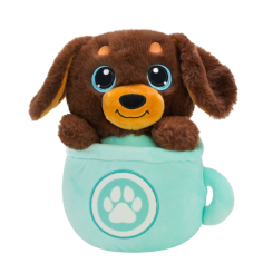 М'які тварини - М'яка іграшка Країна Іграшок Собачка в чашці 25 см (QD2401)