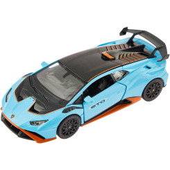 Автомодели - Автомодель Rastar Lamborghini Huracan STO 1:32 голубая (454.00.79)