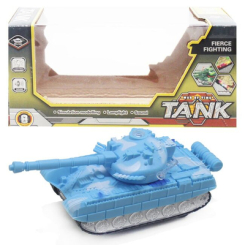 Транспорт и спецтехника - Пластиковая игрушка MiC Танк голубой (6307) (188625)