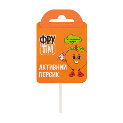 Солодощі - Натуральні льодяники ФруТім Персик 10 г (4820200260518) Солодощі - Натуральні льодяники ФруТім Персик 10 г (4820200260518)