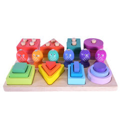 Развивающие игрушки - Деревянный сортер Країна Іграшок 3 в 1 (C15002)