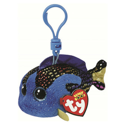 Мягкие игрушки-брелки - Мягкая игрушка-брелок TY Beanie Boo's Рыбка Аква 12 см (35035)