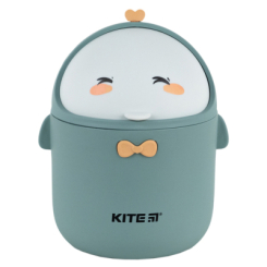 Канцтовары - Настольный контейнер для мусора Kite серо-зеленый (K24-010-1)