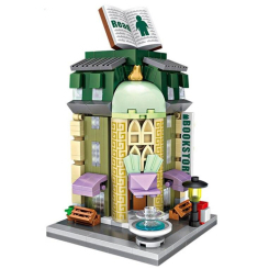 Блочные конструкторы - Конструктор LOZ mini Книжный магазин 411 деталей (1624)