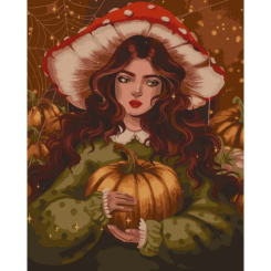 Товари для малювання - Картина за номерами Art Craft Дівчина осінь 40 х 50 см (10065-AC)