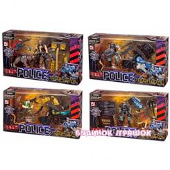 Фигурки человечков - Набор Полиция 2 в ассортименте 4 вида Chap Mei фигурка полицейського или бандита с аксессуарами ( 372001)