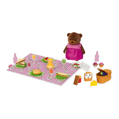 Фігурки тварин - Ігровий набір Li'l Woodzeez Ведмідь на пікніку (6149Z)
