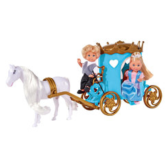 Ляльки - Ігровий набір Еві і Тіммі Карета принцеси Steffi & Evi Love  (5738516)