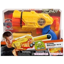 Іграшкова зброя - Бластер ZURU Barrel Shooter X-Shot Excel 3 (36118)