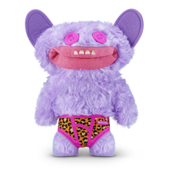 Персонажі мультфільмів - М'яка іграшка Fuggler Ґрін Фіолетовий Усміхайко 24 см (15723A)