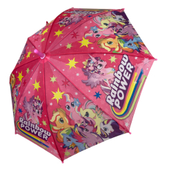 Парасольки і дощовики - Дитячий парасолька-тростина напівавтомат від Paolo Rossi рожевий 031-3