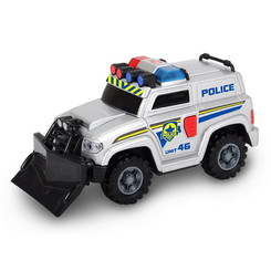 Транспорт і спецтехніка - Функціональне авто Dickie Toys Поліція зі щитом звуком та світлом 15 см (3302001)
