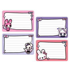 Канцтовары - Наклейки на тетради Yes Милашки 8 шт (955533) Канцтовары - Наклейки на тетради Yes Милашки 8 шт (955533)