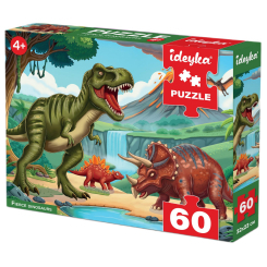 Пазлы - Пазл Ідейка Хищные динозавры 60 элементов (LP60-009)
