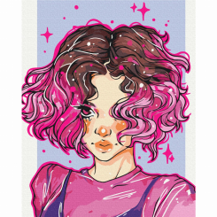 Товары для рисования - Картина по номерам Brushme Яркие локоны (BS53521)