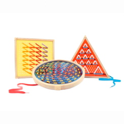 Розвивальні іграшки - Ігровий набір Guidecraft Manipulatives Великі фігури (G6804)