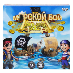 Настільні ігри - Настільна розважальна гра Морський бій Pirates Gold рос Dankotoys (G-MB-03) (148257)