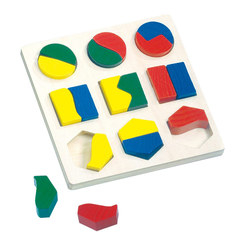 Розвивальні іграшки - Пазли Bino Геометричні форми (84029)