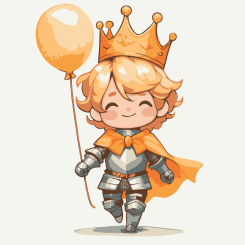 Товары для рисования - Картина по номерам Art Craft Маленький рыцарь 30 х 30 см (15603-AC)