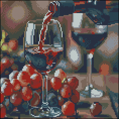 Мозаика - Алмазная картина Strateg Винная дегустация 30 х 30 см (FZ3030-21) Мозаика - Алмазная картина Strateg Винная дегустация 30 х 30 см (FZ3030-21)