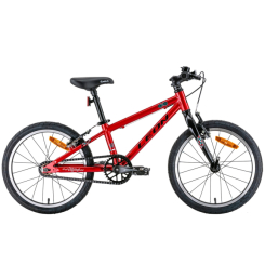Велосипеди - Велосипед 18" Leon GO Vbr 2022 червоний з чорним (1786130066)