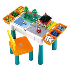 Дитячі меблі - Ігровий набір Sluban Table Столик та конструктор (M38-B0788)