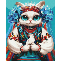 Товари для малювання - Картина за номерами Brushme Киця Воля Маріанна Пащук (BS53802)