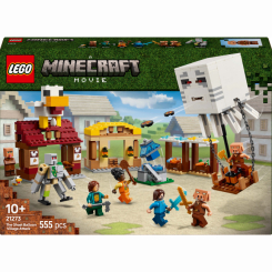 Конструкторы LEGO - Конструктор LEGO Minecraft Нападение на деревню с воздушным шаром Гаст (21273)