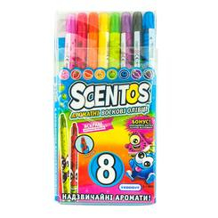 Канцтовари - Набір ароматних воскових олівців для малювання Веселка 8 кольорів (41102)