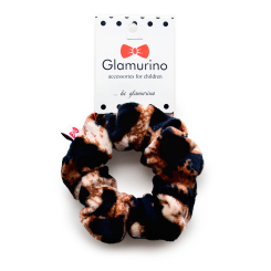 Бижутерия и аксессуары - Резинка Glamurino плюшевая M леопардовая (6041.02)